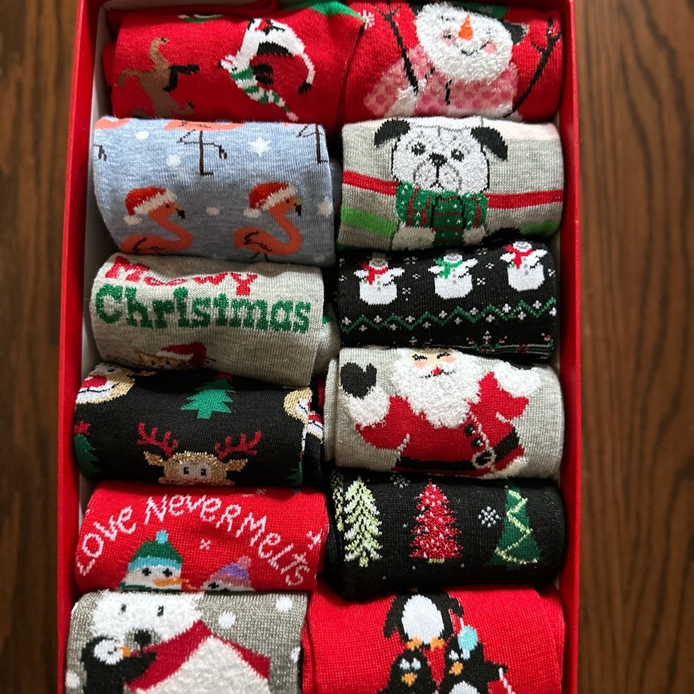 Christopher & Banks Christmas Socks